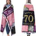 Mother's Day Daughter Gifts from Mom,Christmas Birthday Daughter Gift Sherpa Wearable Blanket Hoodie,70.8" X 47.3"