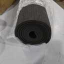 VTORY Extra Thick Large Exercise Mat, 6'x4'/7'x5'/8'x6'/10'x6'x8mm(1/3 inch) , Non-Slip, PVC, Ultra Durable, Heavy-Duty Mat, Shoes-Friendly, High-Density, Large Wide Yoga Mat, Workout Mat for Home Gym, Cardio, Strength, HIIT, MMA, 10x6FT*Black 