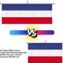 Wehhbtye 2PCS Patriotic Bunting Decorations-8.9x2.5 Feet 4th of july Outdoor Hanging Banner Flag,American Stars and Stripes Independence Day Flag for Memorial Day Porch Labor Day Yard Outside Party