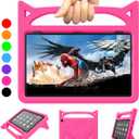 Fire HD 10 Case for Kids(13th/11th Generation,2023/2021 Release) - Lightweight Shockproof Kid-Proof Cover with Handle Stand for Kindle Fire HD 10 Kids Tablet, (Incompatible with iPad Samsung) Pink