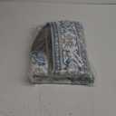 chakme Office Chair Mat for Hardwood Floor, 48"x36" Easy Glide Computer Desk Mat Protector for Rolling Chair Under Desk Rug Nonslip Backing, Machine Wash, (Boho) (Blue/Orange)