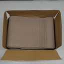 Rubber Backed Stair Carpet Treads Set of 15, Non Slip Stair Tread Covers for Wooden Steps, Machine Washable Basement Step Rugs Stair Pads, 8"x30", Brown