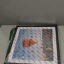 2 Pack 16x16 Picture Frame Black with 14x14 Mat for 40 x 40cm Diamond Art Painting, Display Photo 14x14 with Mat or 16 x 16 Without Mat, Wall Hanging Large Frame with Plexiglass, Black