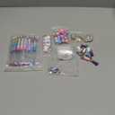 Lewtemi Beadable Pen Making Kit - 12 Sets Assorted Bead Pens, Silicone Beads, Spacer Bead, Black Ink Ballpoint Pens Bulk for Women, Crafts, Office Gift(Unicorn)