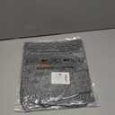 Mens Hat and Gloves Set, Warm Beanie Knit Long Scarf Fleece Lined Winter Hats Touchscreen Gloves for Men (Style A-white Black)