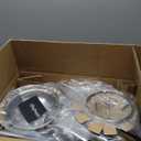 Stainless Steel Cookware Set,Tir-Ply Pots and Pans Set,10 Pcs Stainless Steel Induction Kitchen Cookware Sets,PFOA Free, Frying Pans,Saucepans,Saute Pan & Stock Tagine Pot,Compatible with All Cooktops