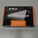2026 Upgrade 6800Lumen Bike Light for Night Riding,Super Bright 6 LED Headlight,Aluminum 10 Mode Rechargeable Bicycle Light Front and Rear,360Rotatable Brackt,Waterproof,Runtime 72 hr,Road Shockproof