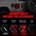 LED Tail Lights for Jeep Wrangler JL 2018-2023, [DOT Approved] [Z Style] [Plug n Play] Jeep Wrangler Accessories