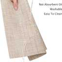 Myir JUN Placemats Set of 8, Vinyl Woven Placemats Place Mats Indoor Set of 8 Washable Table Mats Non-Slip Place mats for Dining Table (Beige, Set of 8)