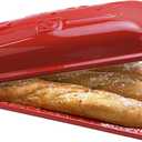 Baguette Bread Pan, Premium Nonstick French Bread Baking Pan, 3 Loaves Baguette Pan With lid, Heating Evenly for Sourdough, Italian Bread, Perfect for Creating Crisp Golden-Brown Crust Easy To Release