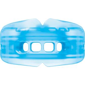Double Braces Strapless Mouth Guard, Blue, Adult (Adult: 12+ yrs)
