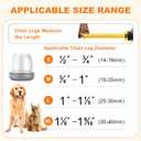 Chair Leg Floor Protectors for Hardwood Floors and Carpet - No More Cat and Dog Hair Tangles! No Scratches, Carpet Coasters for Protecting Furniture Legs, 32 Pcs Fit 1/2" ~ 3/4" (14~19mm)
