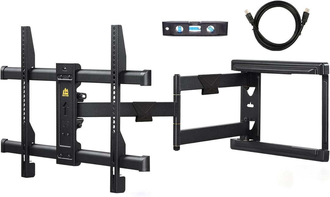 FORGING MOUNT Long Arm TV Mount for Most 37-75 Inch TVs, 30 Inch Long Extension Arm Corner TV Wall Mount, Full Motion Wall Mount Swivel, Tilt, Articulating Bracket Max VESA 600x400mm up to 100lbs