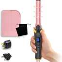 Ukliss Mini Curling Iron, EU/UK Adapter & Heat Mat (Black, 3/4 Inch)