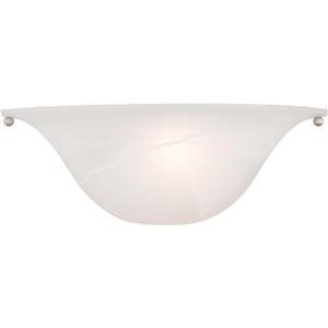Livex Lighting Wynnewood 1 Light Wall Sconce Satin Nickel Finish