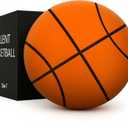 Size 7 (29.5") Silent Basketball High-Density Soft Foam and Low Noise Indoor Training Ball Easy Grip Highly Elastic Practice Ball