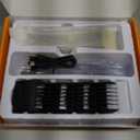 Oneisall Cordless Horse Clippers,Low Noise 2 Speed Grooming Clippers,Horse Trimmer Shaver Kit for Matted Long Hair,Detachable Stainless Steel Blade Grooming Kit for Thick Coat (Gold)