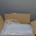 12 Pack Clear Shoe Storage Organizer with Magnetic Door,Stackable Plastic Shoe Boxes for Sneakers,Boots,and Heels,Space-Saving Foldable Shoe Rack for Closet,Durable Shoe Cabinet Organizer,White