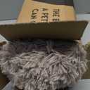 PetJett Calming Dog Beds for Small Dogs – 23" Donut Dog Beds, Anti-Slip & Washable Fluffy Plush Faux Fur Pet Bed, Anti-Anxiety Premium Comfort Round Puppy Bed, Fits Dogs up to 25 lbs – Beige