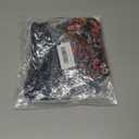 XEF Headbands for Women Bohemian Wide Floral Thick Hair Band No Slip Gym Elastic Twist Knot Athletic Headband Sweatbands Fashion Hair Accessories for Teen Girls (Fblack&Byellow&Brown)