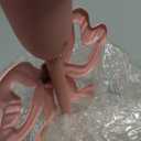 Mumufy 2 Pcs Pink Bow Taper Candlestick Holders Tall Pillar Candle Holders Decorative Candlestick Holder for Home Decor, Wedding, Dinning, Party, 2 Size 10 Inch 8 Inch, Single Sided Bow