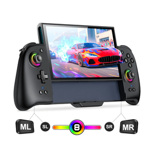 Switch 2 Controller (Not for All Switch 1) – Hall Effect Joysticks & Enhanced Grip – One Piece Switch Joypad Replacement Switch 2 Pro Controller with 8-Color RGB Lighting, Turbo, Macros, KeyLinker App
