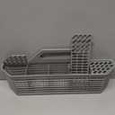WD28X10128 Dishwasher Silverware Basket Gray By AMI PARTS Replacement (19.7"x3.8"x8.4") for GE Dishwasher, Replace WD28X10127, WD28X10131, WD28X10132 