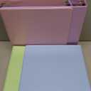 2-inch 3-Ring Binder with Pockets, Basic Binders 2'' Pastel Color Binders, Holds Letter Size 8.5'' x 11'', 450 Sheet Capacity, Bundle 6 Pack for Back to School (2- Inch)