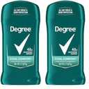 DEGREE Original Antiperspirant Deodorant Non-Irritating for Sensitive Skin Cool Comfort for Men, Multi, One Size, 2.7 Oz (Pack of 2)