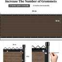 Winpull Privacy Fence Screen 6' x 50', Heavy Duty 170GSM HDPE Mesh, 95% Privacy, Reinforced Edges with Grommets for Chain Link & Wood Fences, Patio, Balcony & Yard