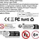AHRLHR 6 Pack String Light Poles, Outdoor String Light Pole 10 ft Forked Metal Light Pole with Adjustable Outdoor Light Stand, Deck, Backyard, Garden, Wedding, Rustproof and Sturdy with Hooks.