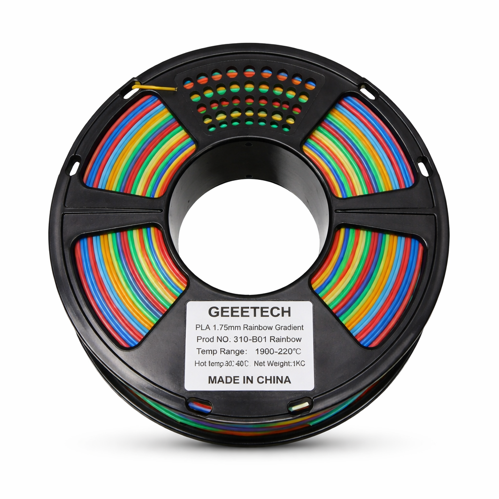 Color Gradient 3D Printing Filament 1.75mm