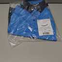 LULY YANG DSP Women's Active Polo - Short Sleeve (Blue, XL)