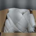 Cymula Mattress Topper Queen Size for Back Pain Extra Thick Sherpa Mattress Pad Bed Soft Pillow Top Mattress Cover with 900GSM Fluffy Down Alternative, 821" Deep Pocket, White