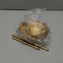 Tealight Holder Urli Bowl Stand | Set of 3 Decorative Urli Stands Christmas Center Piece for Home Decor | Ideal for Floating Diya/Candle for Diwali & Thanksgiving & All Festival