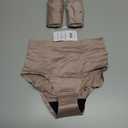 BATTEWA Incontinence Underwear for Women Washable, Leak Proof Underwear High Absorbency, Bladder Leak Underwear Protective Briefs, Seamless Panties 50ml, 3 Pack (Blush, Small)