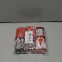 6PCS Christmas Ribbon,Xmas Red and Black Plaid Ribbon,Fabric Craft Strip Band Hand Craft Bow Tie Wreath Floral Gift Box Wrapping,Christmas Party Favors Decoration Gifts,30 Yards