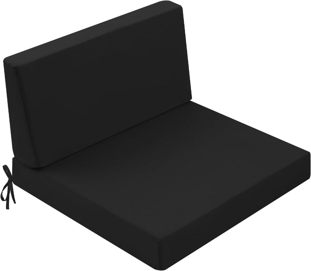 Outdoor Cushions for Patio Furniture, Outdoor Seat and Back Cushion, Waterproof Hampton Bay Deep Seat Replacement Couch Cushions for Garden Lawn