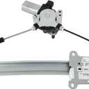 SCITOO Rear Left Power Window Regulator with Motor Fit for 2005-2012 for Acura RL,751-052