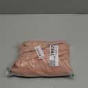 F.Y.Dreams 100% Washed Cotton Duvet Cover for Weighted Blanket 48x72 inches with 16 Ties, Zipper on Long Side/Dust Pink/Just Duvet Cover
