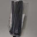 TOKCKYBL 8 Inch Zip Ties (100 Pack) – Heavy Duty 40lbs Tensile Strength, UV Resistant Black Cable Ties for Indoor & Outdoor Use, Durable Nylon Wire Ties for Organizing Cables, Garden, Garage, and More