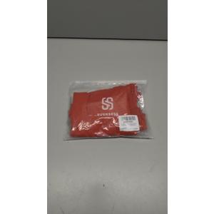 SUUKSESS Women Sexy Mesh Sheer Crop Tank Tops Sleeveless Ruched Going Out Tops (Orange Red)