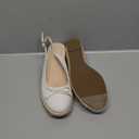 Womens Closed Toe Espadrilles Wedges Shoes Platform Slingback Mid Low Heel Canvas Bow Dress Sandals, Size 8.5