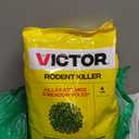 Victor Rat Poisoning for Inside & Outdoor Use - Kills Rats, Mice, Meadow Voles, Mouse Poisoning for Indoor & Outside Areas, Ready-to-Use, Yellow, M925, 4 lbs