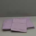 Amazon Basics Lightweight Super Soft Easy Care Wrinkle-Free Microfiber 4-Piece Bed Sheet Set with 14-Inch Deep Pockets, Full, Frosted Lavender, Solid