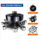 MACEL AW7163 Engine Water Pump with Gasket Compatible with 2011-2013 RAM 1500, 2000-2010 Dodge Dakota, 2006-2010 Jeep Commander, 2006-2009 Mitsubishi Raider, 2007-2009 Chrysler Aspen, 3.7L V6 4.7L V8