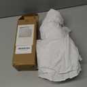 Biscaynebay Wrap Around Bed Skirts for Queen Beds 14" Drop, White Adjustable Elastic Dust Ruffles Easy Fit Wrinkle Resistant Silky Luxurious Fabric Machine Washable