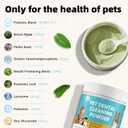 Pet Dental Powder for Dogs and Cats - Dog Teeth Cleaning Powder for Breath Freshener, Oral Care with Natural Herbal Blend & Tartar Remover for Dogs, Dog Teeth Cleaning + Postbiotics (60 Servings), EXP: 04/27/2027