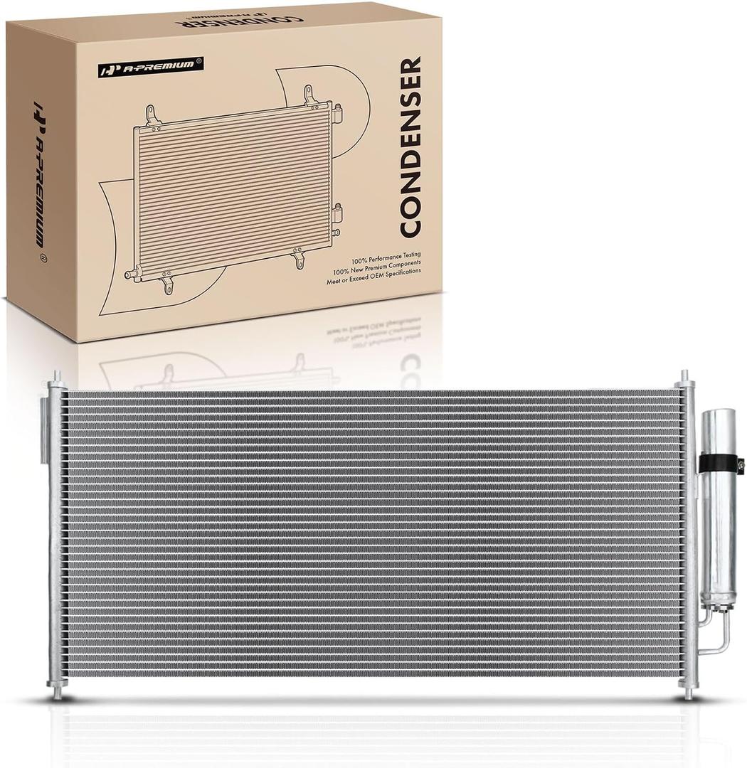 A-Premium Air Conditioning A/C Condenser Compatible with Nissan Altima 2002-2006, Maxima 2004-2008, 2.5L 3.5L, Replace# 921007Y000