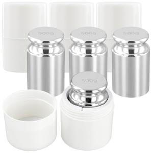SEUNMUK 4 Pack 500g Calibration Weights, M1 High Precision Gram Weights, Stainless Steel Scale Weights Calibration for Digital Scale, Balance Scale, Weight Scale
